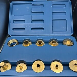 Rockler Router Guide 10 Piece Brass Set Woodworking B1